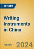 Writing Instruments in China- Product Image