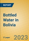 Bottled Water in Bolivia- Product Image