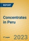 Concentrates in Peru - Product Image