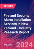 Fire and Security Alarm Installation Services in New Zealand - Industry Research Report- Product Image