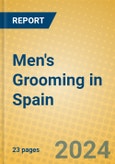Men's Grooming in Spain- Product Image