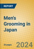 Men's Grooming in Japan- Product Image