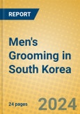 Men's Grooming in South Korea- Product Image
