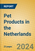 Pet Products in the Netherlands- Product Image