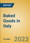 Baked Goods in Italy - Product Image