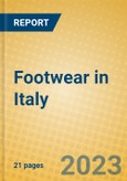 Footwear in Italy- Product Image