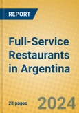 Full-Service Restaurants in Argentina- Product Image
