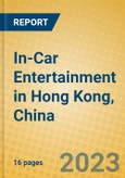 In-Car Entertainment in Hong Kong, China- Product Image