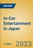 In-Car Entertainment in Japan- Product Image