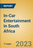 In-Car Entertainment in South Africa- Product Image