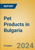 Pet Products in Bulgaria- Product Image