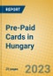 Pre-Paid Cards in Hungary - Product Thumbnail Image