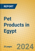 Pet Products in Egypt- Product Image