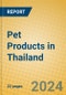 Pet Products in Thailand - Product Image