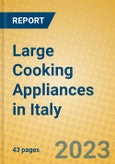 Large Cooking Appliances in Italy- Product Image