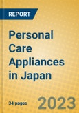 Personal Care Appliances in Japan- Product Image