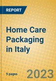 Home Care Packaging in Italy- Product Image