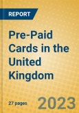 Pre-Paid Cards in the United Kingdom- Product Image