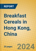 Breakfast Cereals in Hong Kong, China- Product Image
