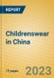 Childrenswear in China - Product Image