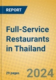 Full-Service Restaurants in Thailand- Product Image