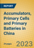 Accumulators, Primary Cells and Primary Batteries in China- Product Image
