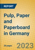 Pulp, Paper and Paperboard in Germany- Product Image