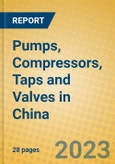 Pumps, Compressors, Taps and Valves in China- Product Image