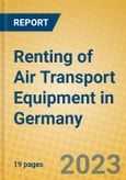 Renting of Air Transport Equipment in Germany- Product Image