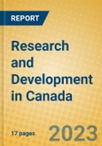 Research and Development in Canada- Product Image