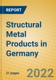 Structural Metal Products in Germany- Product Image