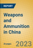 Weapons and Ammunition in China- Product Image