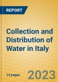 Collection and Distribution of Water in Italy- Product Image