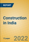 Construction in India- Product Image
