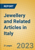 Jewellery and Related Articles in Italy- Product Image