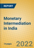 Monetary Intermediation in India- Product Image