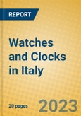 Watches and Clocks in Italy- Product Image