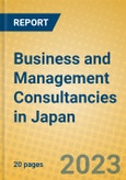 Business and Management Consultancies in Japan- Product Image