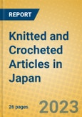 Knitted and Crocheted Articles in Japan- Product Image
