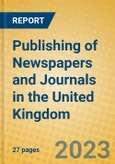 Publishing of Newspapers and Journals in the United Kingdom: ISIC 2212- Product Image