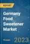 Germany Food Sweetener Market - Growth, Trends, and Forecasts (2023 - 2028) - Product Thumbnail Image