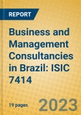 Business and Management Consultancies in Brazil: ISIC 7414- Product Image