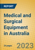 Medical and Surgical Equipment in Australia- Product Image