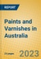 Paints and Varnishes in Australia - Product Image