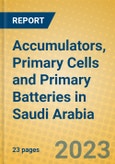 Accumulators, Primary Cells and Primary Batteries in Saudi Arabia- Product Image