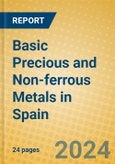 Basic Precious and Non-ferrous Metals in Spain- Product Image