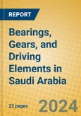 Bearings, Gears, and Driving Elements in Saudi Arabia- Product Image