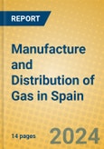 Manufacture and Distribution of Gas in Spain- Product Image