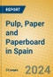 Pulp, Paper and Paperboard in Spain - Product Image