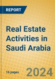 Real Estate Activities in Saudi Arabia- Product Image